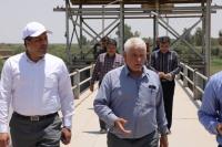 بازدید معاون نظارت بربهره برداری آب و مدیرکل حراست آبفا کشور از تصفیه خانه گروه ملی