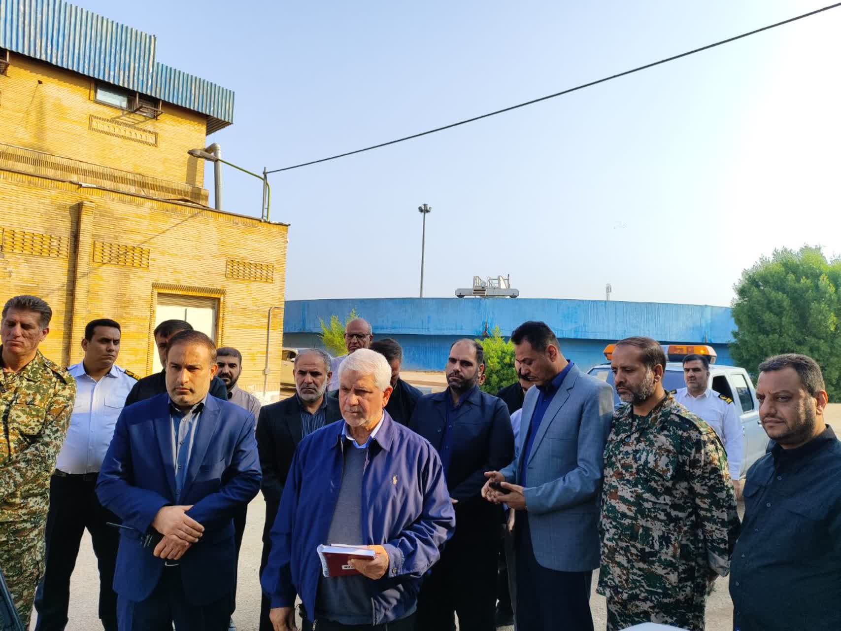 همزمان با سراسر کشور در 38 تاسیسات آبفا استان انجام شد: برگزاری چهارمین مانور بزرگ دفاع از مقر تاسیسات آب و فاضلاب خوزستان