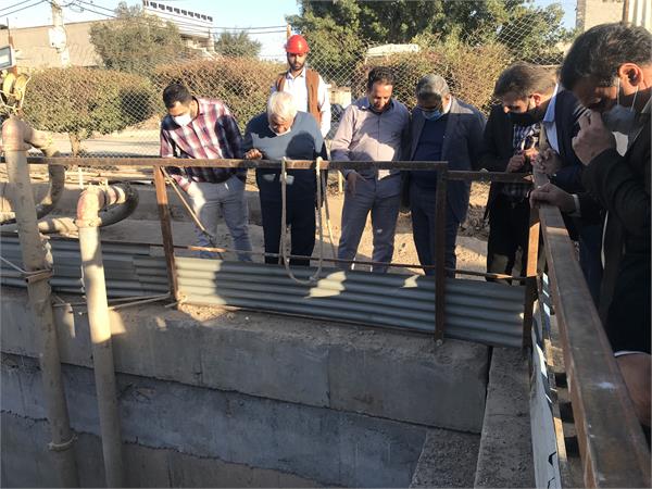 بازدید از پروژه های فاضلاب اهواز