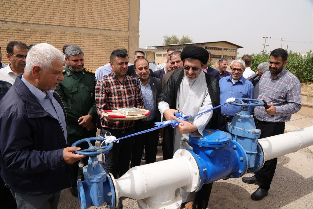 ۱۳ پروژه در حوزه آب و فاضلاب دزفول با حضور دکتر کرمی نژاد مدیر عامل شرکت آب و فاضلاب خوزستان بهره برداری و یا کلنگ زنی شد