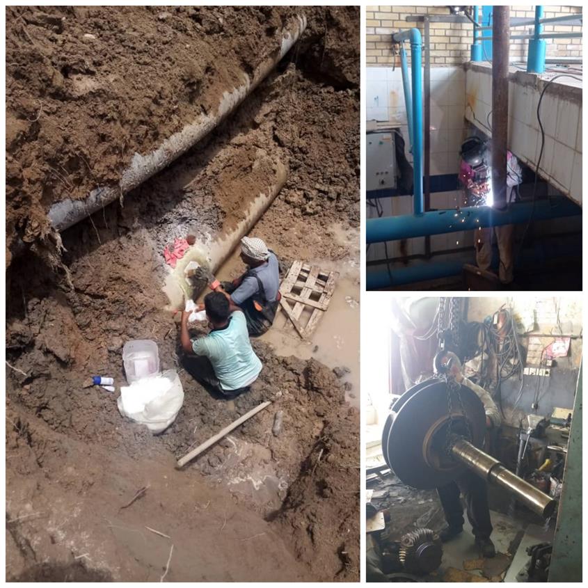 افزایش ۲۰ هزار مترمکعبی تولید و تامین آب شرب در تاسیسات آب حیات خوزستان