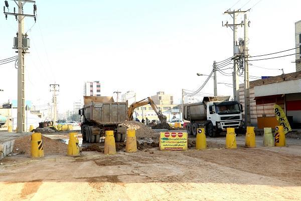 اجرایی پروژه فاضلاب اهواز در منطقه ملی راه