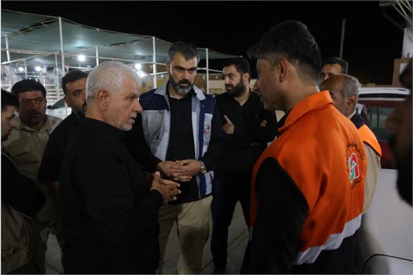 بازدید مدیرعامل آبفا خوزستان از روند خدمات رسانی به زوار اربعین حسینی