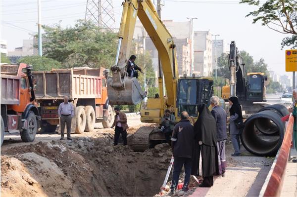 بازدید خبرنگاران از روند اجرایی پروژه فاضلاب اهواز