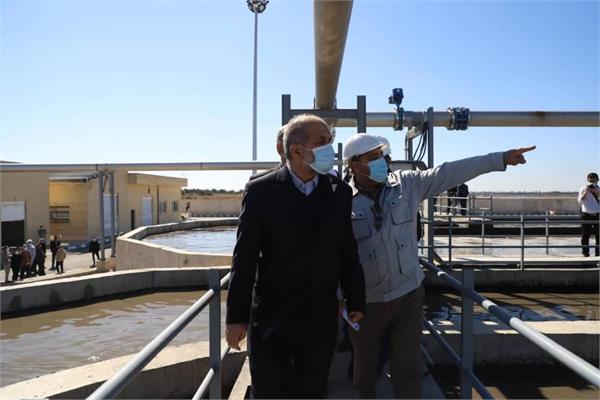 افتتاح تصفیه خانه فاضلاب شهرستان شادگان