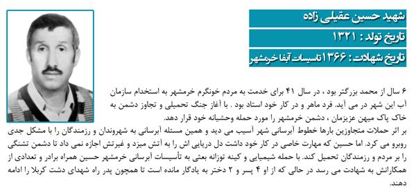 شهید حسین عقیلی زاده