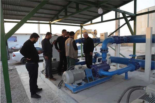 بازدید مدیرعامل آبفا خوزستان از روند خدمات رسانی به زوار اربعین حسینی