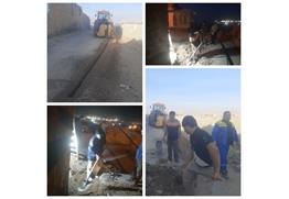 با تلاش کارکنان آبفا انجام شد: رفع مشکلات آبرسانی در محله ی تل هوا شوشتر