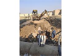 پایان دغدغه آب در روستای رمیم بخش بستان با عملیاتی ۸ ساعته