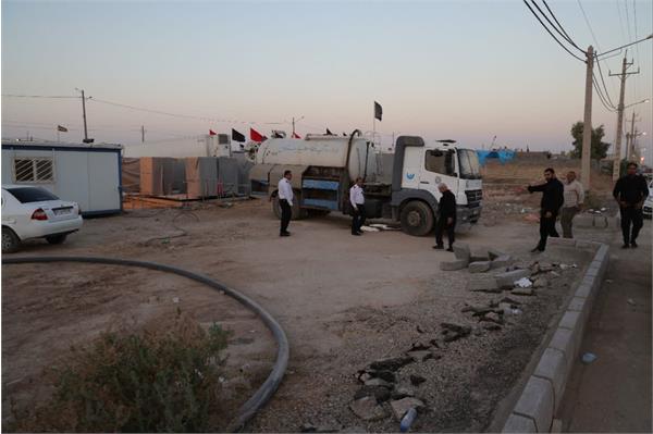 بازدید مدیرعامل آبفا خوزستان از روند خدمات رسانی به زوار اربعین حسینی