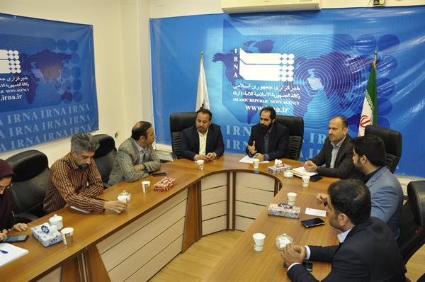 حضور مدیر عامل آبفا خوزستان در دفتر خبرگزاری ایرنا