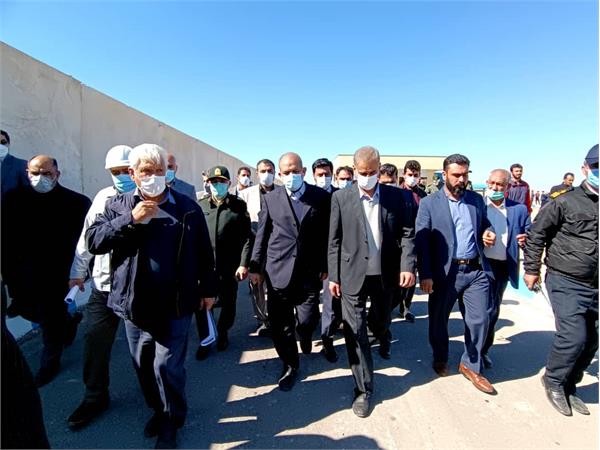 افتتاح تصفیه خانه فاضلاب شهرستان شادگان