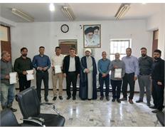 تقدیر از کارگران نمونه امور آبفا لالی به مناسبت هفته...