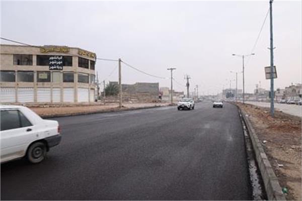 آسفالت بلوار امام رضا (ع) در منطقه کیانشهر