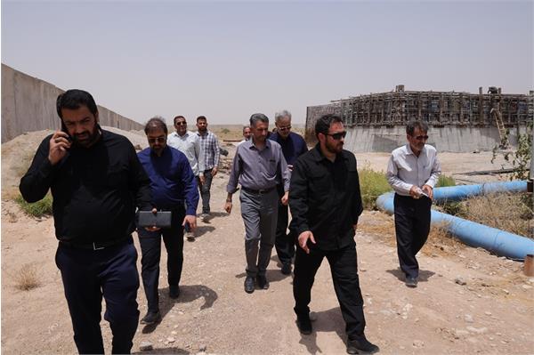 بازدید مدیرعامل آبفا خوزستان از روند آبرسانی به مواکب در مرز چذابه