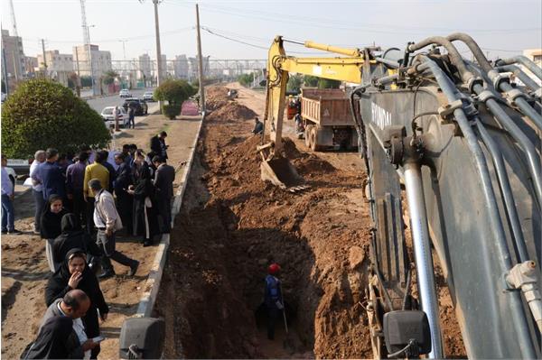 بازدید خبرنگاران از روند اجرایی پروژه فاضلاب اهواز
