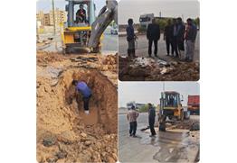 با هدف پایداری شبکه انجام شد؛ تعمیر خط انتقال خیابان دانشگاه آزاد بهبهان