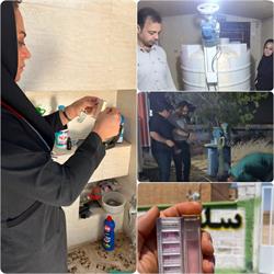 سرویس: آب  رفع مشکل گندزدایی تاسیسات آبرسانی ۴ روستای تشان غربی بهبهان