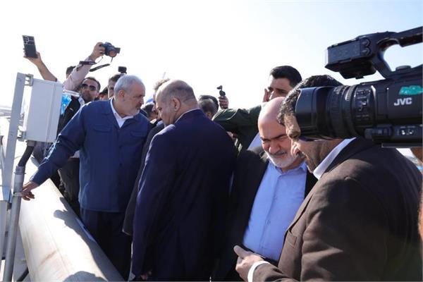 افتتاح بخش نخست تصفیه خانه فاضلاب شهر آبادان با حضور وزیر محترم نیرو