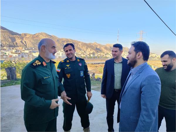 دیدار دکتر علیدادی مدیرعامل شرکت آب و فاضلاب خوزستان با سردار خادم سیدالشهدا فرمانده قرارگاه منطقه ای کربلا