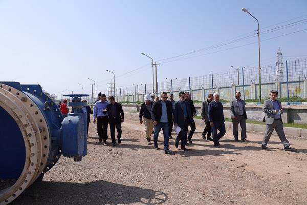 بازدید مدیرعامل منابع آب ایران از تصفیه خانه های آب اهواز