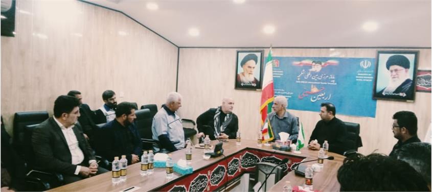 جلسه هماهنگی خدمات رسانی به زوار عتبات عالیات در آستانه اربعین حسینی (ع) با حضور استاندار و مدیر عامل آبفا خوزستان