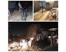 اصلاح بخشی از شبکه توزیع آب شوشتر