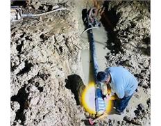 رفع شکستگی خط اصلی توزیع آب در ناحیه صنعتی بندرماهشه...