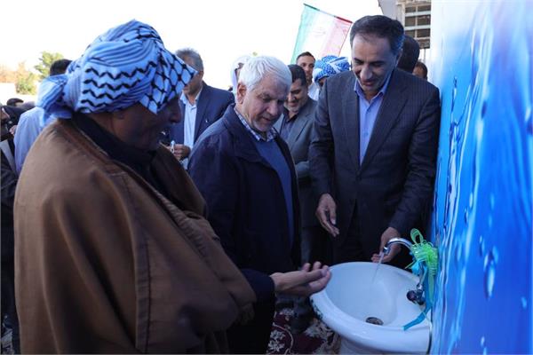 بهره برداری پروژه های آبرسانی  مسیر خویسه شهرستان کارون