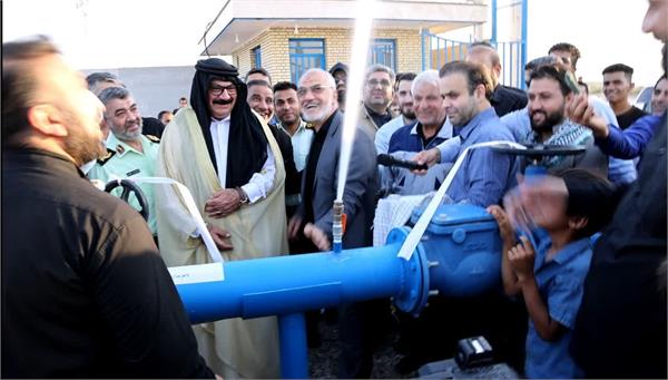 گزارش تصویری از افتتاح 60 پروژه آبرسانی شهری و روستایی