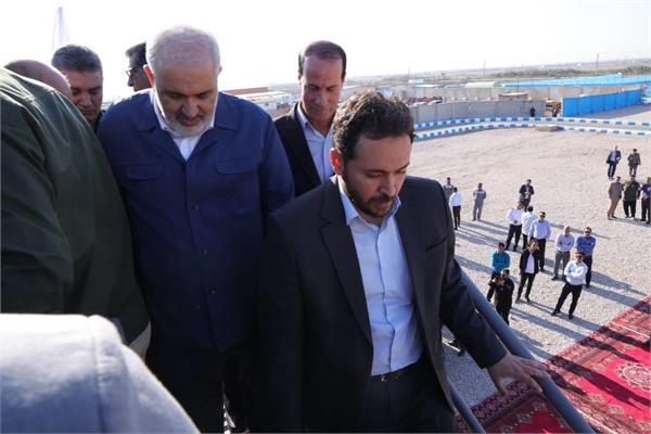 افتتاح بخش نخست تصفیه خانه فاضلاب شهر آبادان با حضور وزیر محترم نیرو