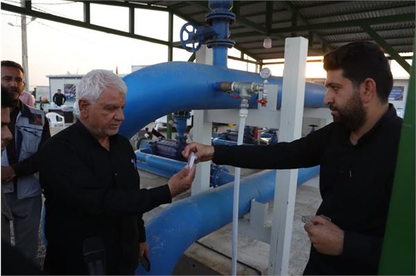 بازدید مدیرعامل آبفا خوزستان از روند خدمات رسانی به زوار اربعین حسینی