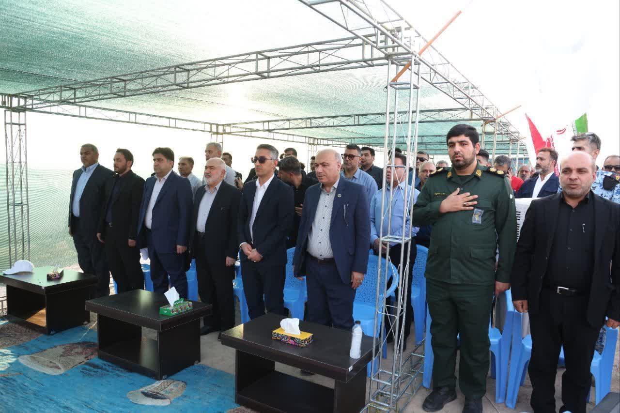 آئین کلنگ‌زنی طرح آبرسانی به ۱۱ روستای استان خوزستان