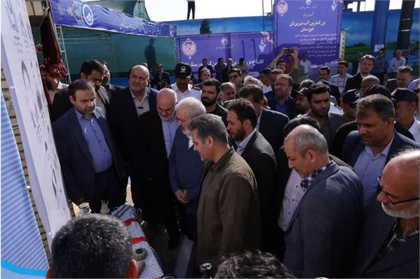 افتتاح آب شیرین کن آبادان با حضور وزیر محترم نیرو