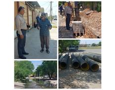 آغاز عملیات تعویض بخشی از خط لوله فاضلاب در شهرک ساح...
