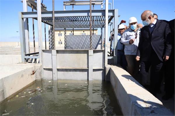 افتتاح تصفیه خانه فاضلاب شهرستان شادگان