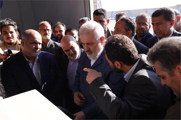 افتتاح بخش نخست تصفیه خانه فاضلاب شهر آبادان با حضور وزیر محترم نیرو