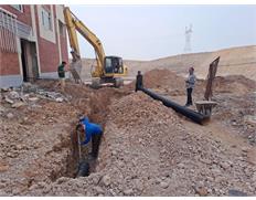 اجرای پروژه شبکه جمع آوری فاضلاب در سایت پروژه مسکن ...