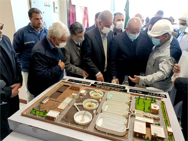 افتتاح تصفیه خانه فاضلاب شهرستان شادگان
