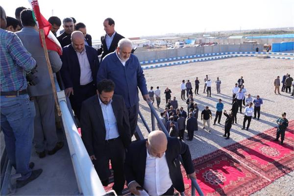 افتتاح بخش نخست تصفیه خانه فاضلاب شهر آبادان با حضور وزیر محترم نیرو