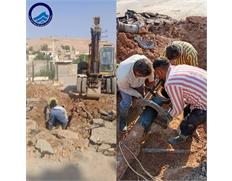 رفع افت فشار آب و ترمیم خط آبرسانی محله "نفتک" م...