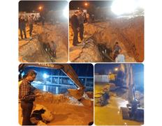 آب منازل سازمانی کوی شیخ معصومی بهبهان پایدار شد