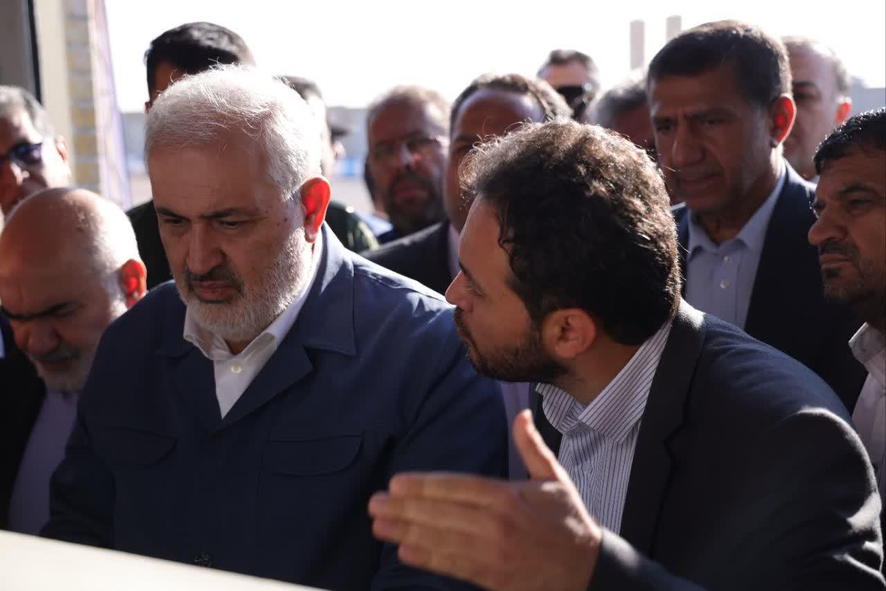 افتتاح بخش نخست تصفیه خانه فاضلاب شهر آبادان با حضور وزیر محترم نیرو