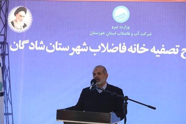 افتتاح تصفیه خانه فاضلاب شهرستان شادگان