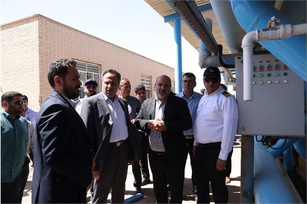 حضور جناب آقای امینی مدیر عامل شرکت آب و فاضلاب کشور در شهرستان آبادان