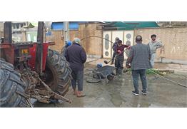 لایروبی و صفحه‌کشی فاضلاب خیابان‌های فرعی شهرک بهزیستی