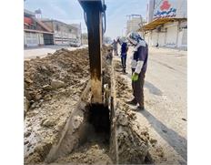 اصلاح اساسی شبکه فاضلاب ماهشهر پس از ۵۲ ساعت تلاش شب...