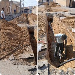 سرویس: آب  اجرای اصلاح شبکه آبرسانی در کوی گلستان بهبهان