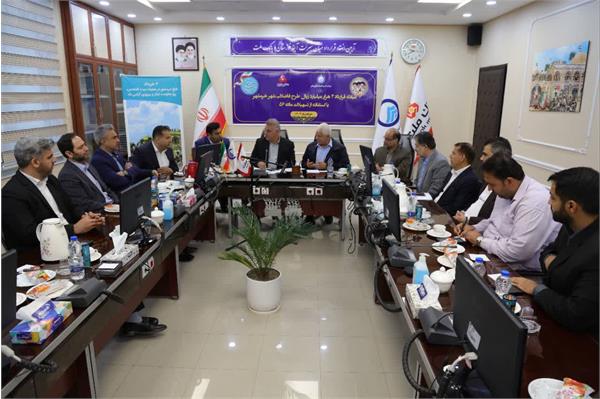 گزارش تصویری از مبادله قرارداد ۴ هزار میلیارد ریالی طرح فاضلاب خرمشهر