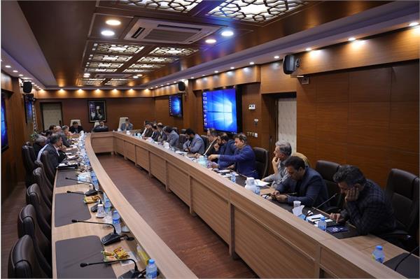 اولین جلسه شورای معاونین با حضور مدیر عامل شرکت